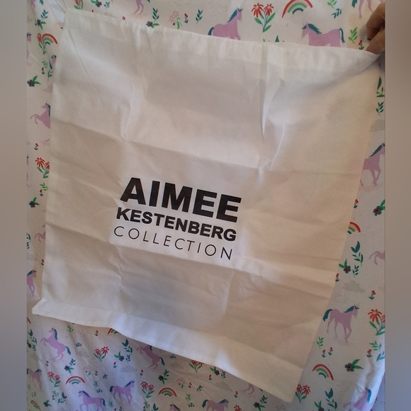 NWOT Aimee Kestenberg Metallic Snake Fold Over Boho Purse w/ Wristlet & Dust Bag - Picture 16 of 16